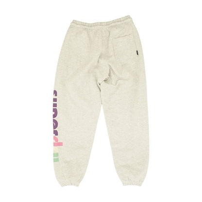 Gray Solid Sweatpants Pants