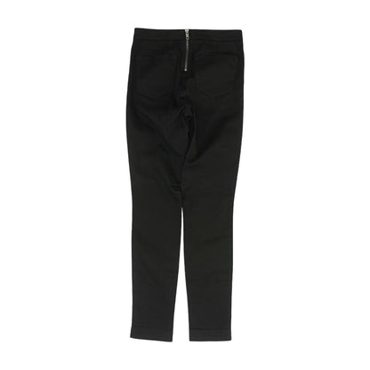 Black Solid Pants