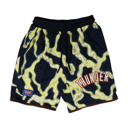 Navy Oklahoma City Thunder Graphic Active Shorts