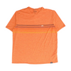 Orange Striped Active T-Shirt