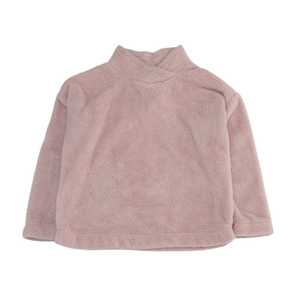 Pink Solid Sweatshirt Pullover