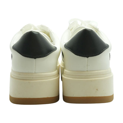 Livvy White Low Top Athletic Shoes