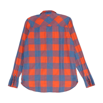 Red Check Button Down