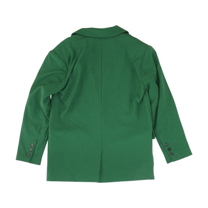 Green Solid Blazer