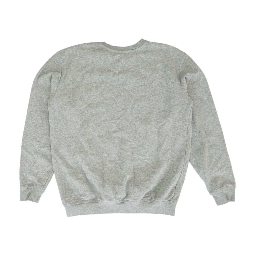 Gray Solid Sweatshirt Pullover