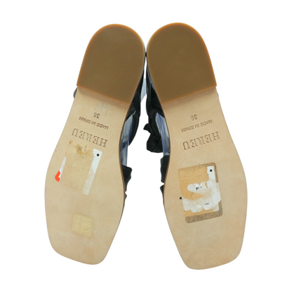 Black Flat Sandals