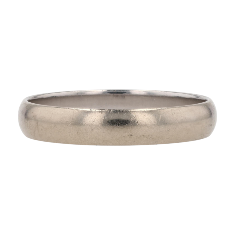 10K White Gold Band