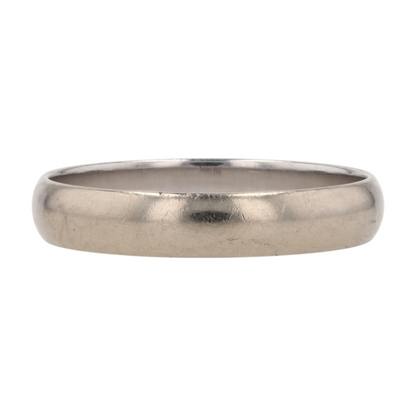 10K White Gold Band