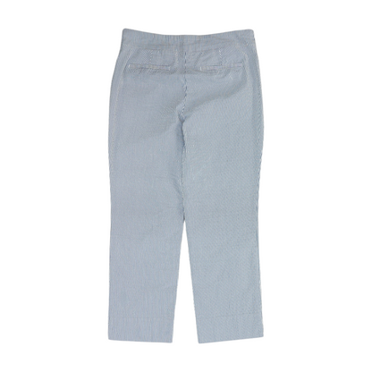 Blue Striped Regular Pants