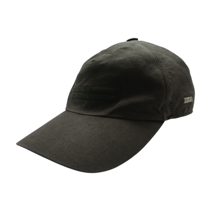 Dark Brown Oasi Lino Baseball Cap
