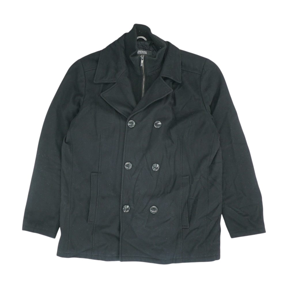 Kenneth Cole Reaction Black Solid Coat – Image 1