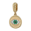 18K Yellow Gold Emerald Pendant