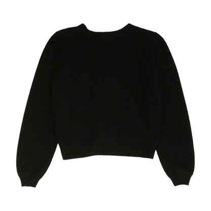Black Cardigan Sweater