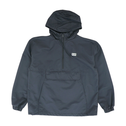 Black Solid 1/4 Zip Pullover