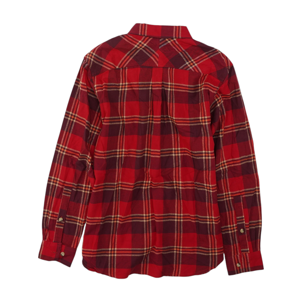 Red Plaid Flannel Button Down