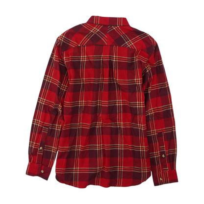 Red Plaid Flannel Button Down