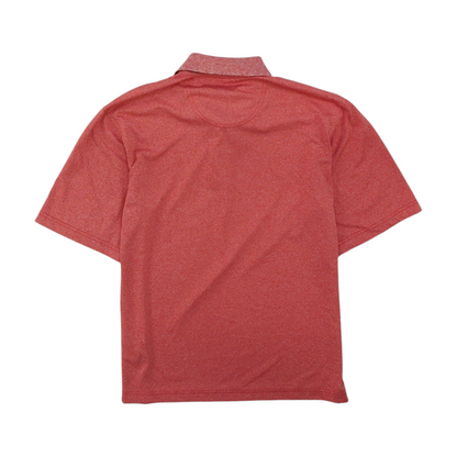 Pebble Beach Red Solid Short Sleeve Polo – Image 2