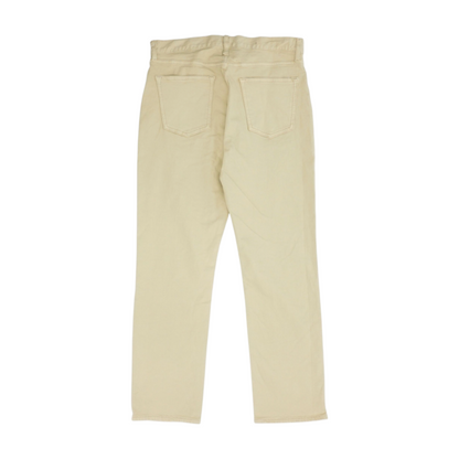 Beige Straight Pants