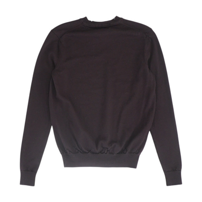 Purple Solid Pullover Sweater