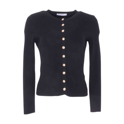 Black Cardigan Sweater