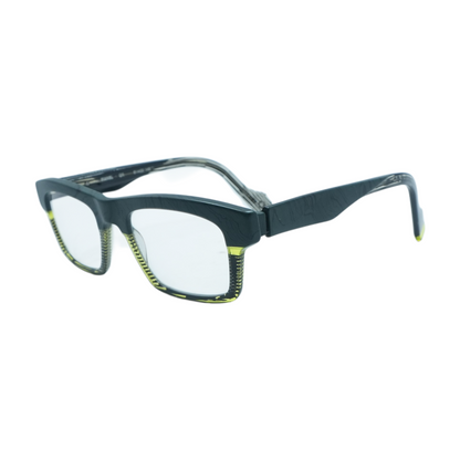 Green MANEL Square Prescription Eyewear