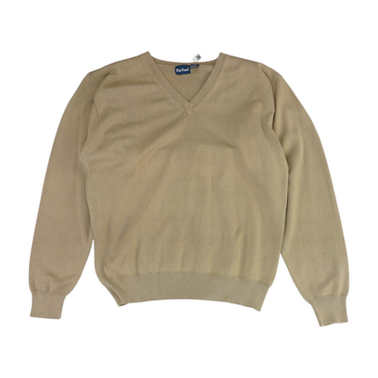 Vintage Tan Tall Solid Pullover Sweater