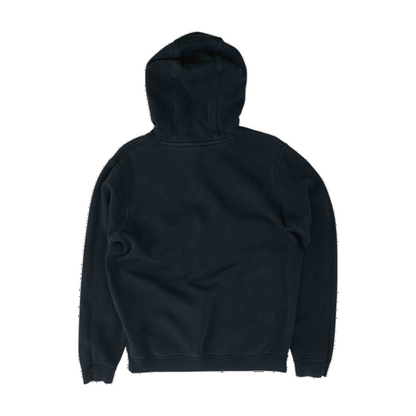 Black Solid Hoodie Pullover