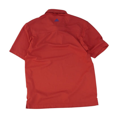 Red Misc Short Sleeve Polo