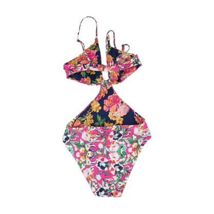 Pink Floral One-Piece
