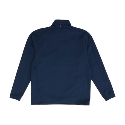 Navy Solid 1/4 Zip Pullover