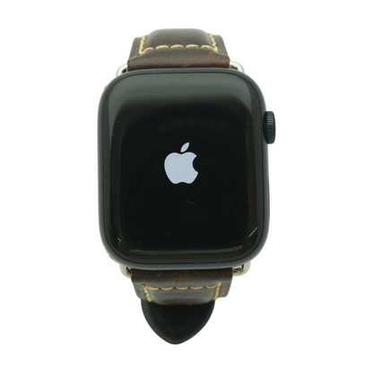 45mm Series 8 Midnight Smartwatch Brown Band S/M