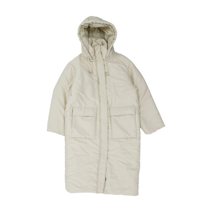 Beige Solid Coat