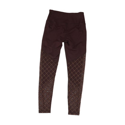 Burgundy Active Leggings