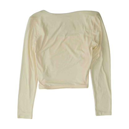 Ivory Cropped Blouse