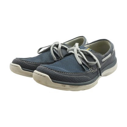 Blue Lace-Up Casual Shoes