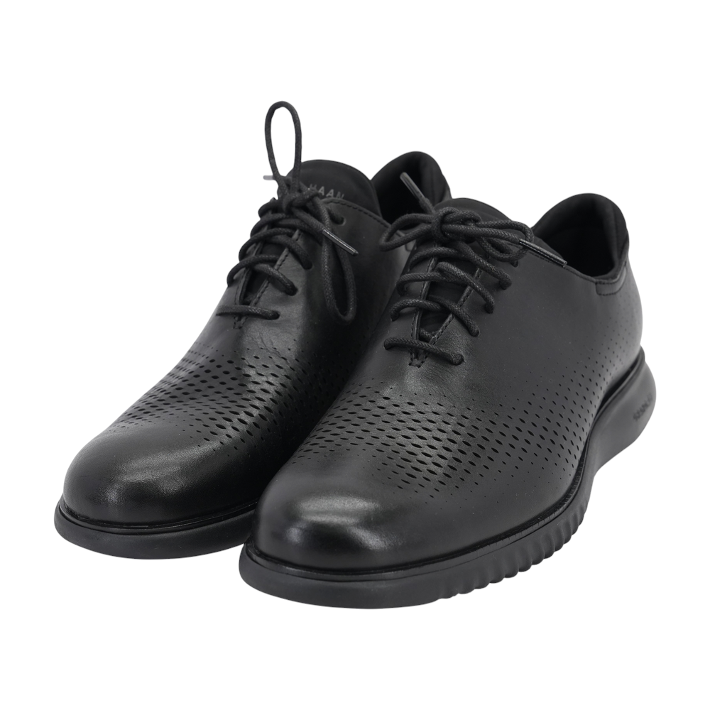 Black Lace-Up Dress Shoes