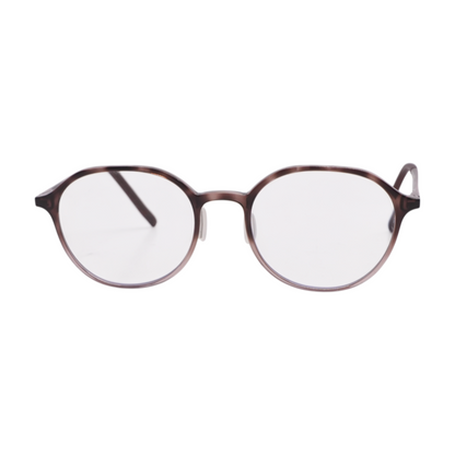 Brown UUF-215 Round Prescription Eyewear