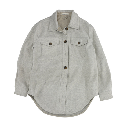Gray Solid Jacket