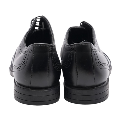 Black Lace-Up Dress Shoes