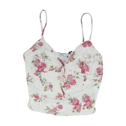 Ivory Floral Blouse