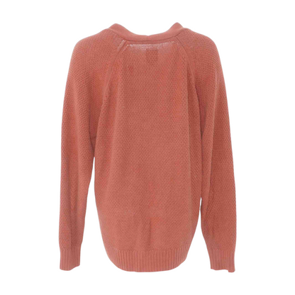 Rust Cardigan Sweater