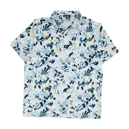 Multi Floral Short Sleeve Polo