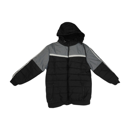 Black Color Block Jacket