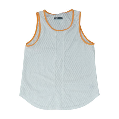 White Eyelet Tank