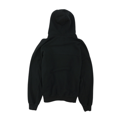 Black Solid Hoodie Pullover