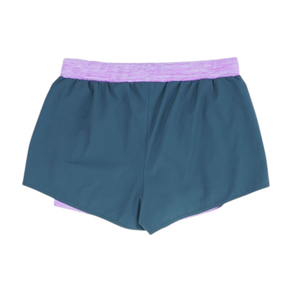 Gray Solid Active Shorts