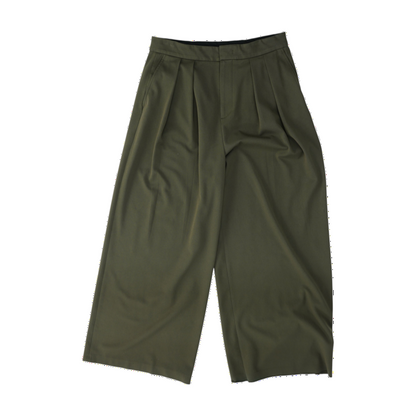 Olive Wide Leg Pants