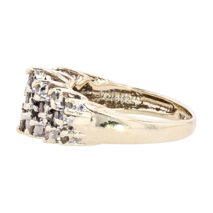1 ctw 10K Yellow Gold Diamond Fashion Ring