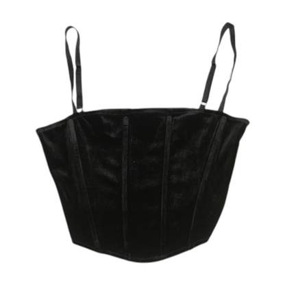 Black Cropped Blouse