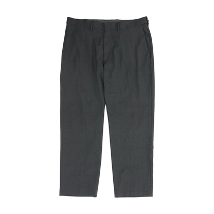 Gray Check Regular Pants